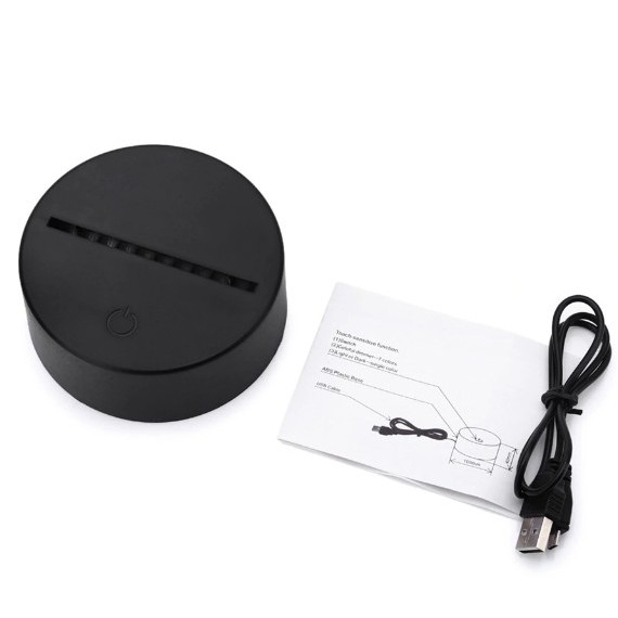 Lampa de Craciun cu Telecomanda si Baterii/USB 3D Model Caciula Mosului Multicolor [6]