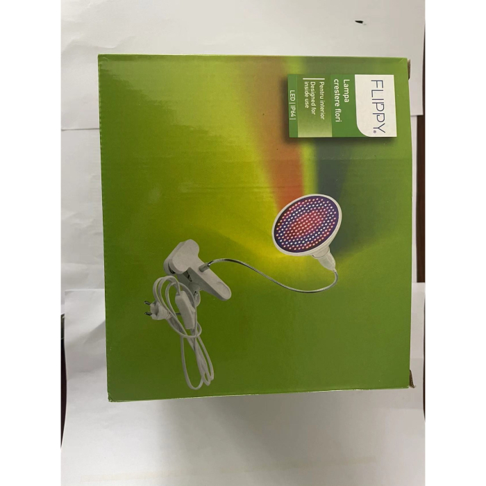 Lampa pentru cresterea plantelor de interior, Flippy, nu emana caldura, 290 leduri, 2 culori , prindere cu clips, 46x11.5x9.2 cm [7]