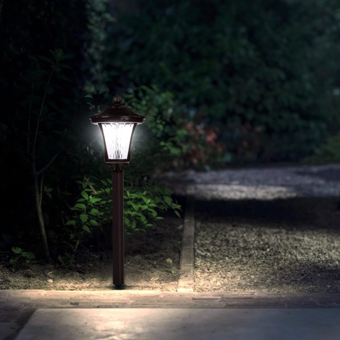 Lampa solara cu prindere in pamant, Flippy, inaltime 65 cm, Alb Rece [6]