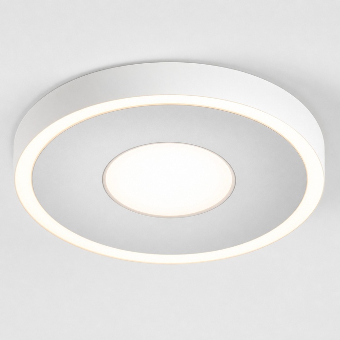 Lustra LED ALAJA, 33W, Diametru 22cm, Lumina Calda/Neutra/Rece, Alb, Metal si Acril [10]