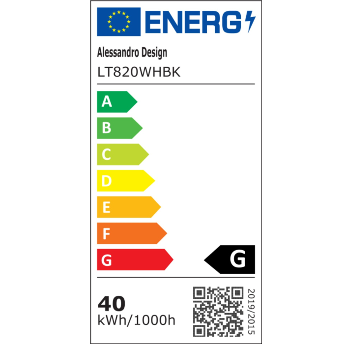 Lustra LED cu telecomanda VECTOR SEMIARC 40W, 2 Elemente, lumina Rece/Calda/Neutra, Dimabila, Negru Alb [4]
