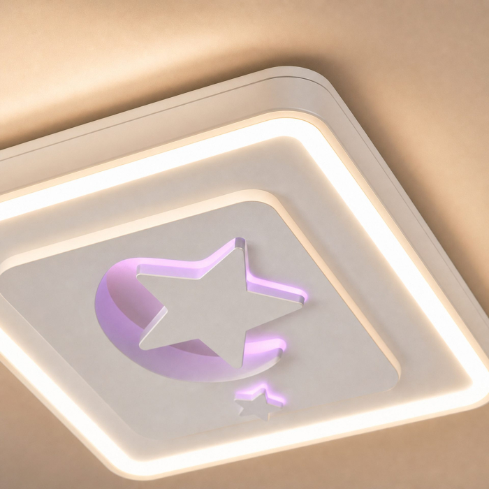 Lustra LED KATHLEEN RGB 25W, lumina Calda/Neutra, Alb [10]