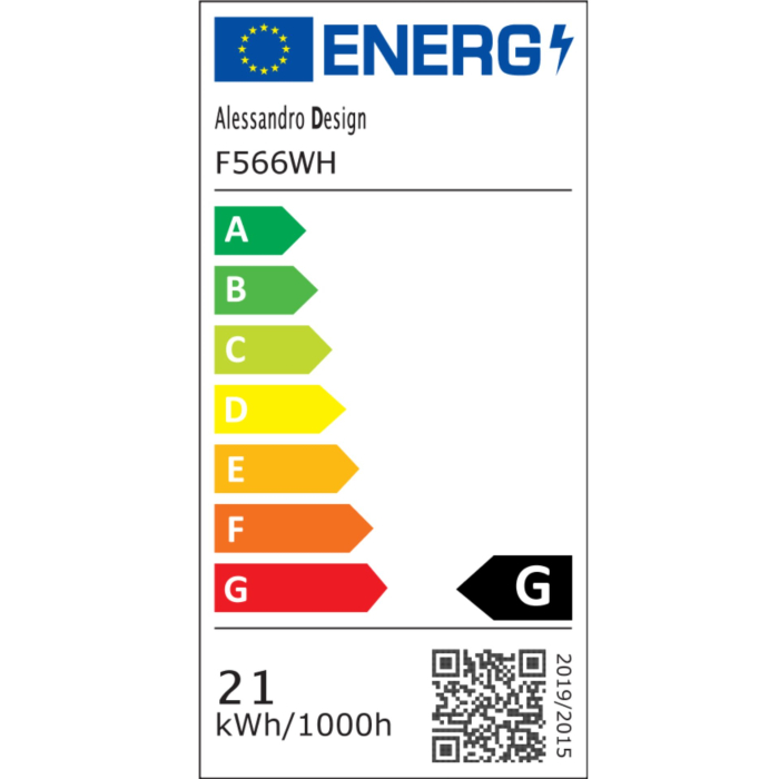 Lustra LED Moderna DUOFORM, Flippy, 21W, Design Geometric cu 3 Patrate, Lumina Calda/Neutra/Rece, Alb [18]