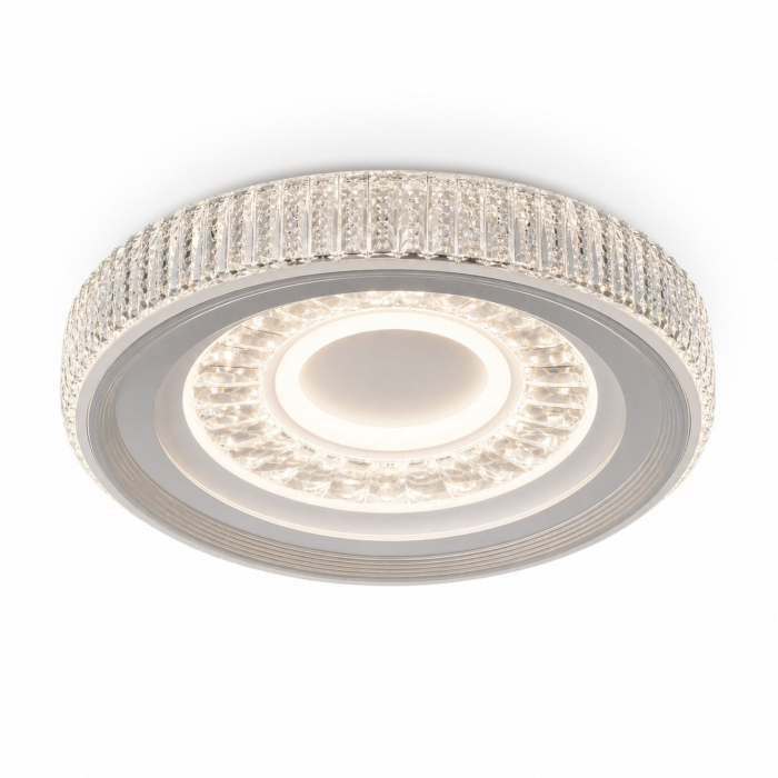 Lustra LED TIRE, 29W, Diametru 19cm, Lumina Calda/Neutra/Rece, Alb, Metal si Acril [9]
