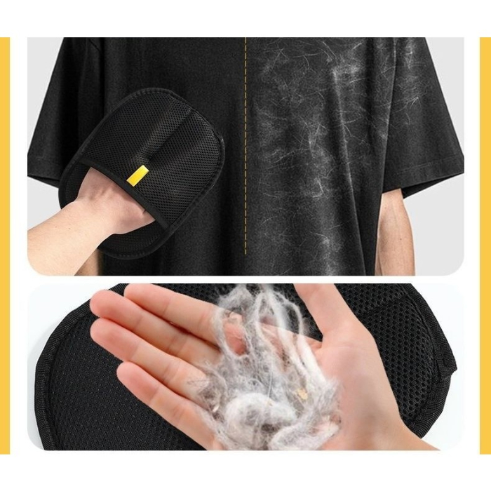 Manusa pentru Indepartarea Parului de Animale,  , din Panza, 24 x 16 cm, Negru [4]