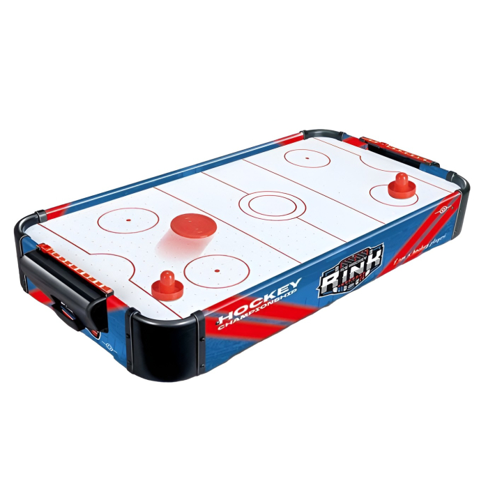 Masa Air Hockey Graffiti fara Picioare, Flippy, PVC, 2 Pucuri, Tabela Scor, 2 Impingatoare, 76x38x9 cm, Albastru [1]