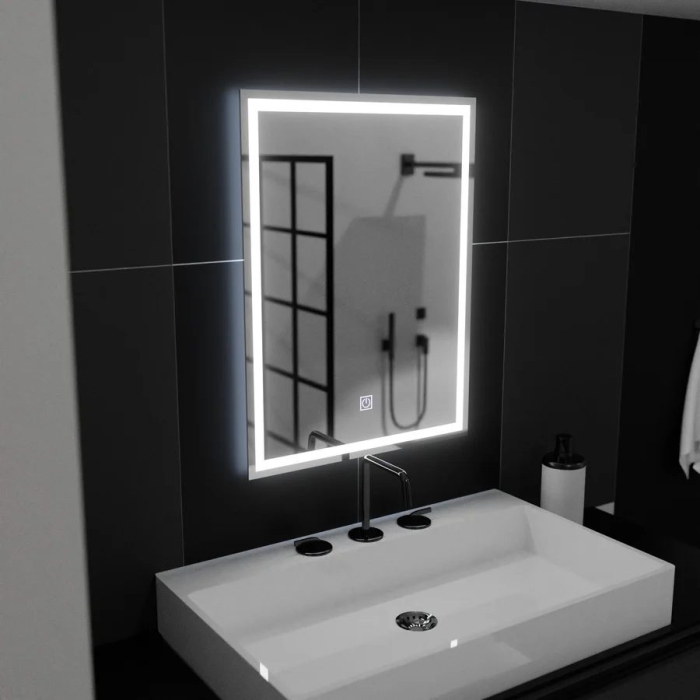 Oglinda LED Rectangulara, 50x70cm, FRAME Basic Touch [3]