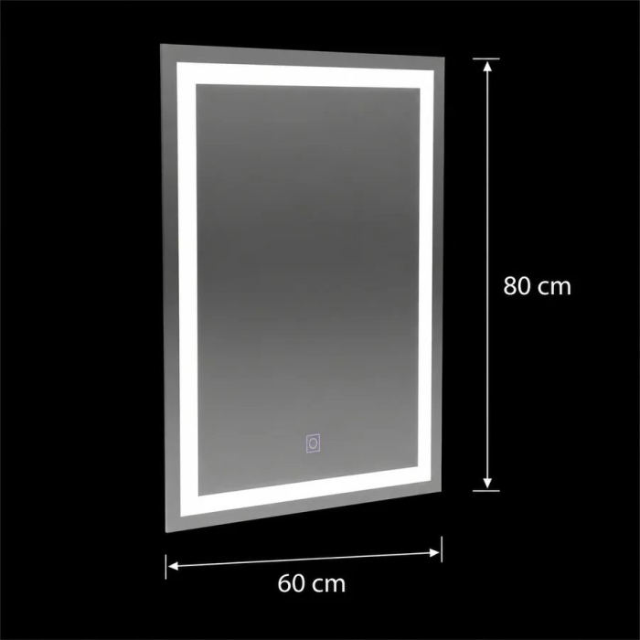 Oglinda LED Rectangulara, 60x80cm, FRAME Basic Touch [2]