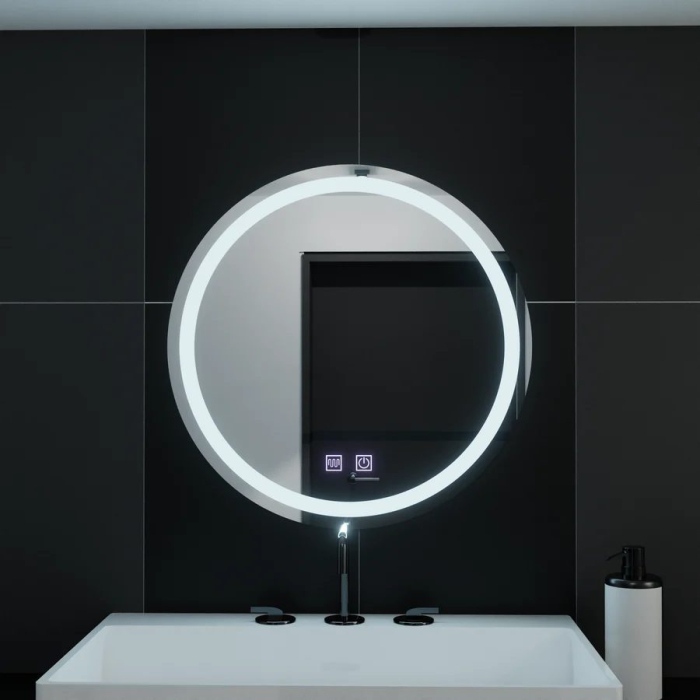 Oglinda LED Rotunda 50cm Lucea Touch Sistem Dezaburire [4]