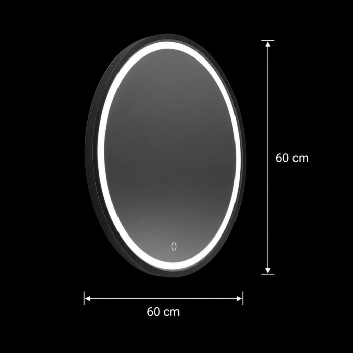 Oglinda LED Rotunda, 60cm, Nerina Basic Touch [5]