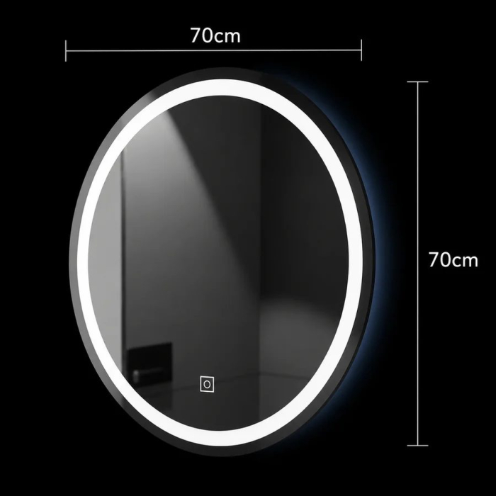 Oglinda LED Rotunda, 70cm, Basic Touch [5]