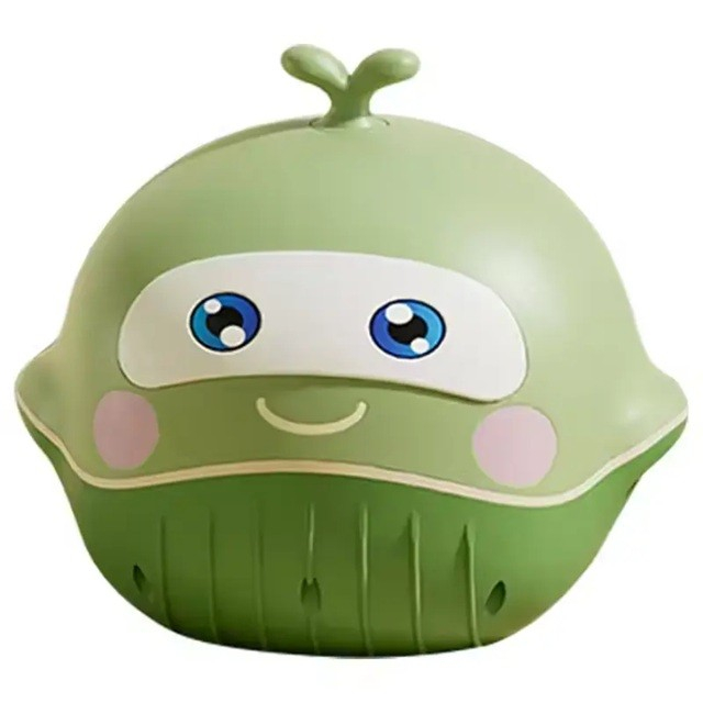 Olita 2in1, Flippy, Model Balena, cu Reductor WC, din Plastic, cu Muzica si Lumini, 36 x 41 x 20 cm, Verde [1]