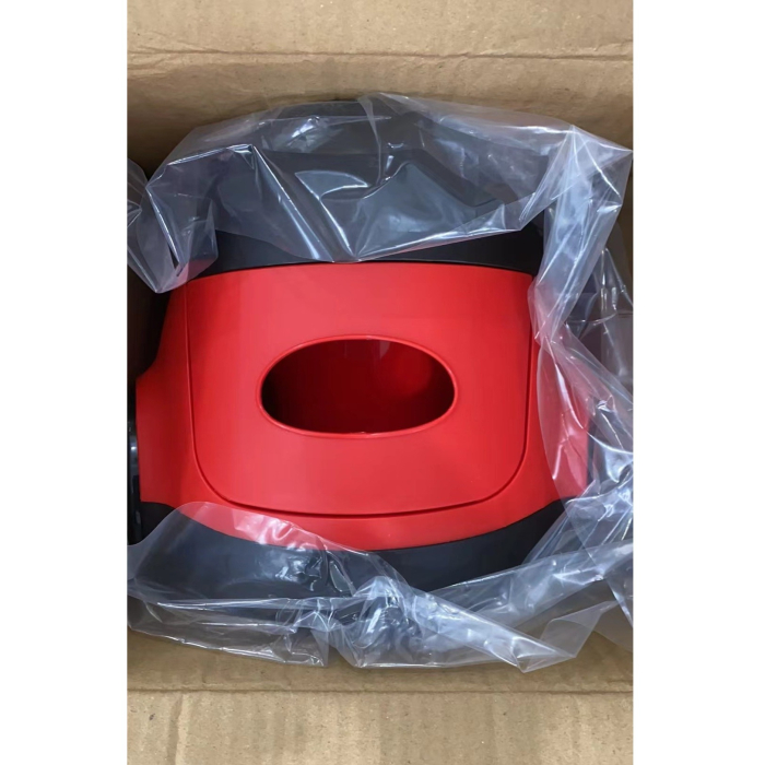 Olita pentru Copii , +1an, Portabila, Design Masinuta cu Capac, Model Prietenos, Non-Toxic, Compartiment Detasabil, Usor de Curatat, Rosu [9]