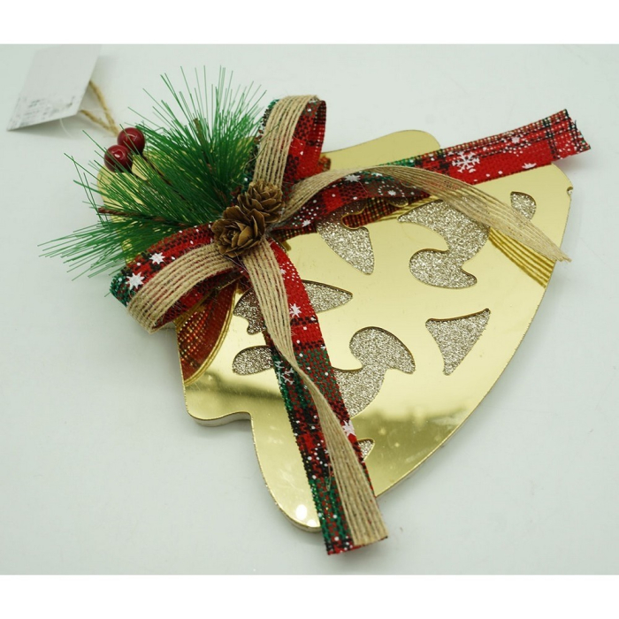 Ornament brad, Flippy, Brad, Auriu, Lucios, 16*17CM, Acril, Interior/ Exterior [10]