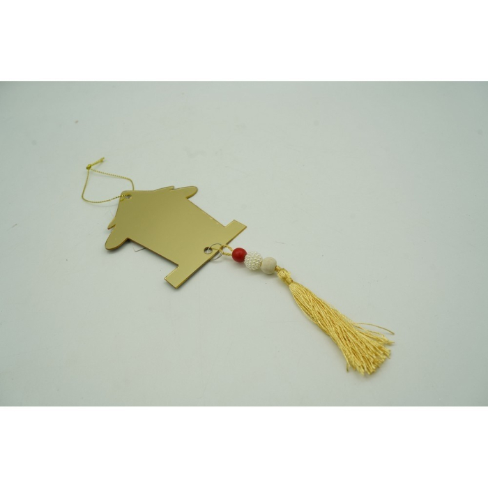 Ornament brad, Flippy, Brad, Auriu, Lucios, 8*25CM, Acril, Interior/ Exterior [10]