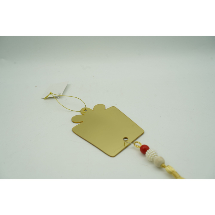 Ornament brad, Flippy, Cadou, Auriu, Lucios, 8*25CM, Acril, Interior/ Exterior [2]