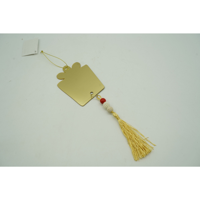 Ornament brad, Flippy, Cadou, Auriu, Lucios, 8*25CM, Acril, Interior/ Exterior [3]