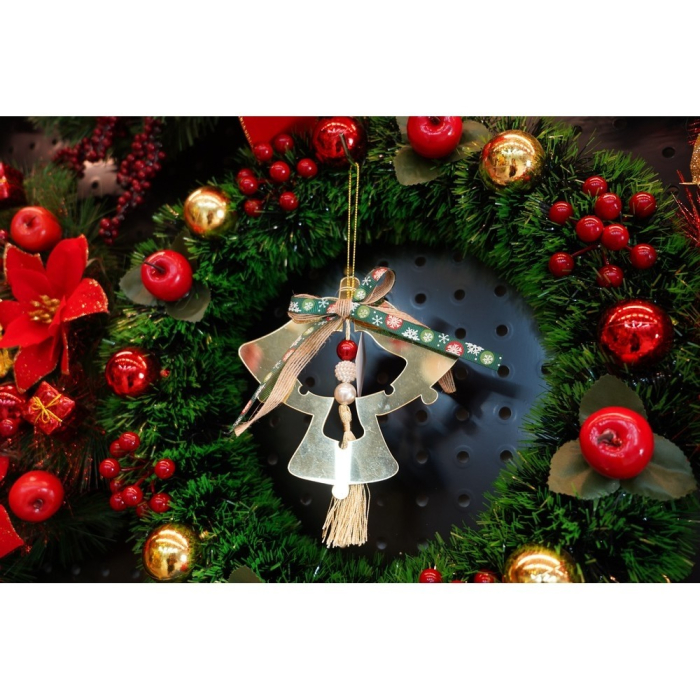 Ornament brad, Flippy, Clopotei, Auriu, Lucios, 14*26CM, Acril, Interior/ Exterior [9]