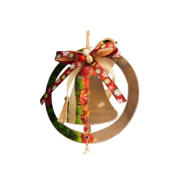 Ornament brad, Flippy, Clopotel, Argintiu, Lucios, 14*26CM, Acril, Interior/ Exterior [1]