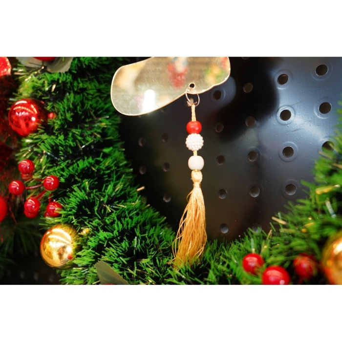 Ornament brad, Flippy, Gheata, Auriu, Lucios, 10*25CM, Acril, Interior/ Exterior [8]