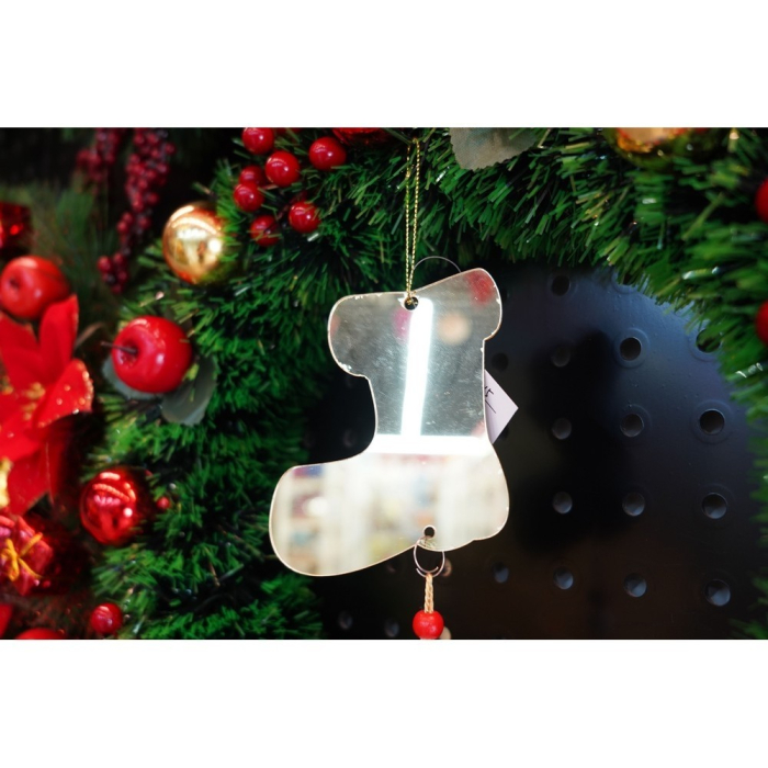 Ornament brad, Flippy, Gheata, Auriu, Lucios, 10*25CM, Acril, Interior/ Exterior [7]