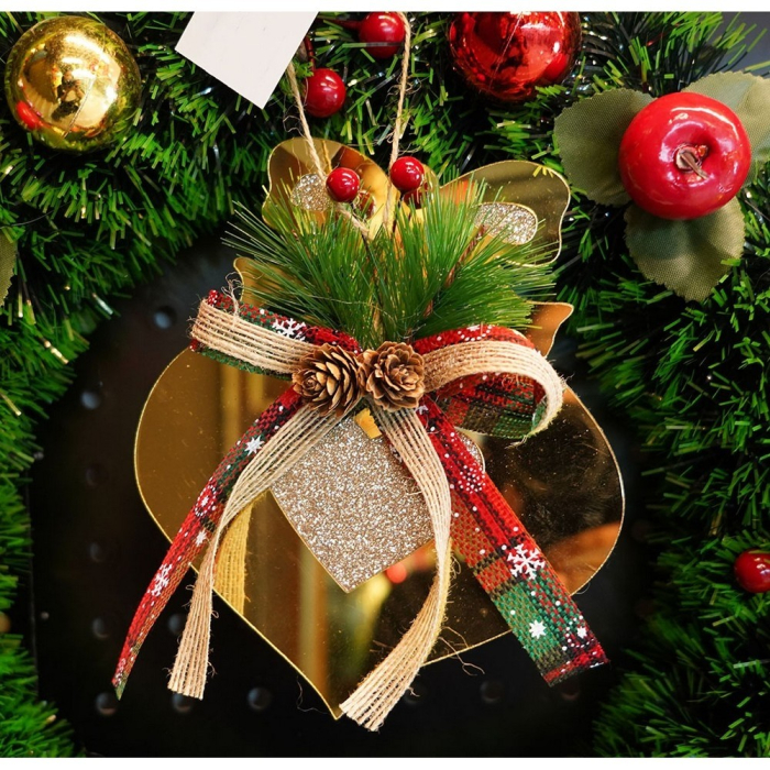 Ornament brad, Flippy, Inima, Auriu, Lucios, 15*16CM, Acril, Interior/ Exterior [7]