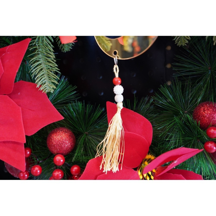 Ornament brad, Flippy, Luna, Auriu, Lucios, 10*25CM, Acril, Interior/ Exterior [7]