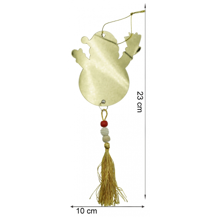 Ornament brad, Flippy, Om de zapada, Auriu, Lucios, 10*23CM, Acril, Interior/ Exterior [6]