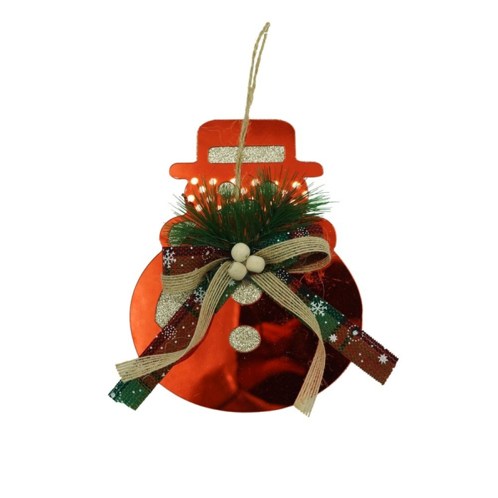 Ornament brad, Flippy, Om de zapada, Rosu, Lucios, 14*17CM, Acril, Interior/ Exterior [1]