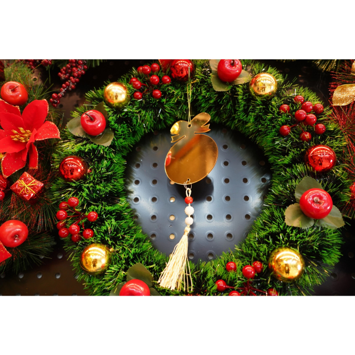 Ornament brad, Flippy, Rotund, Auriu, Lucios, 10*23CM, Acril, Interior/ Exterior [2]