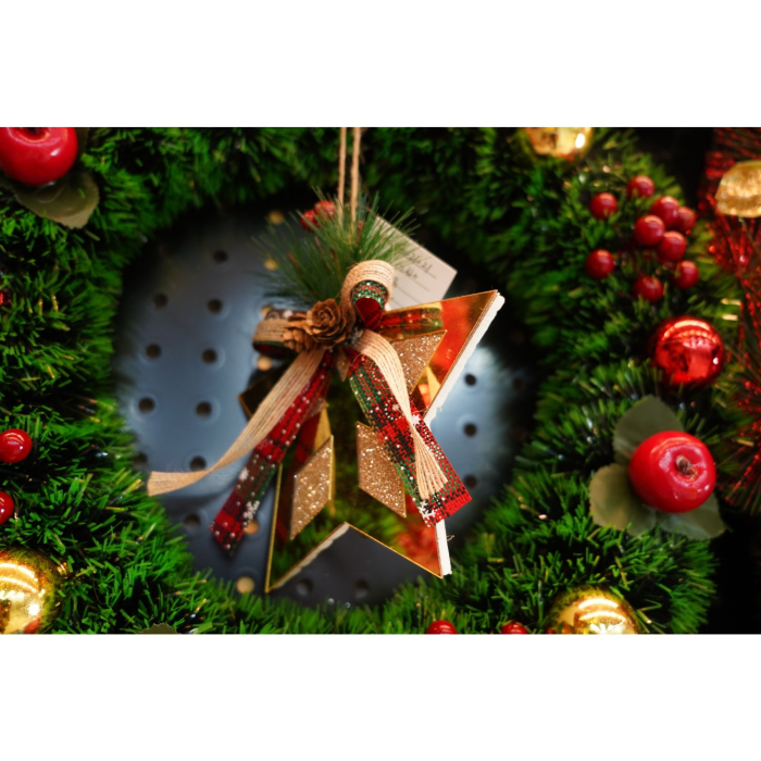 Ornament brad, Flippy, Stea, Auriu, Lucios, 17*17CM, Acril, Interior/ Exterior [4]