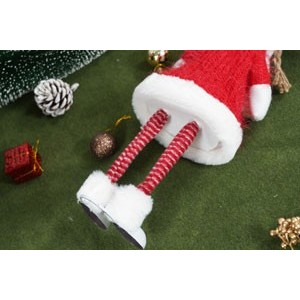 Ornament de Craciun papusa, Flippy, rosu/alb, textil, 52 cm [11]