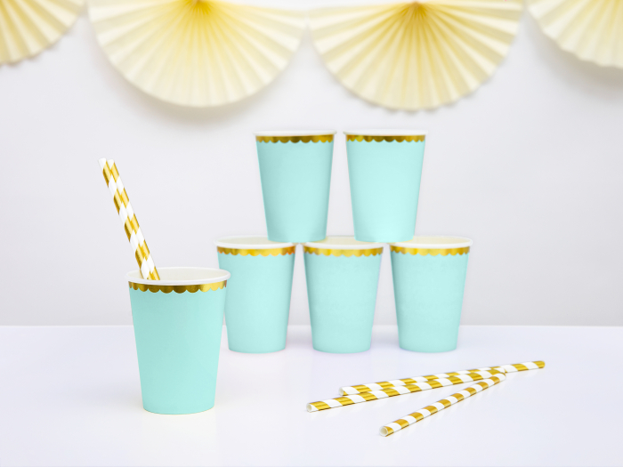 Pahare mentă, 220 ml (1 set. / 6 buc.) [4]