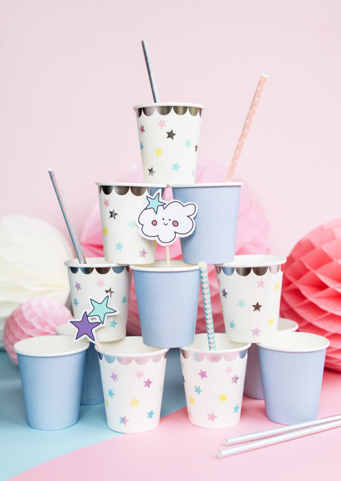 Pahare Unicorn - Stele, 180 ml (1 set. / 6 buc.) [2]