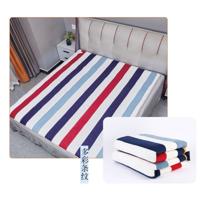 Patura electrica 180 x 150 cm, Flippy, 130 W, Control Telecomanda, 9 Trepte de Caldura, Temporizator, Multicolor [3]
