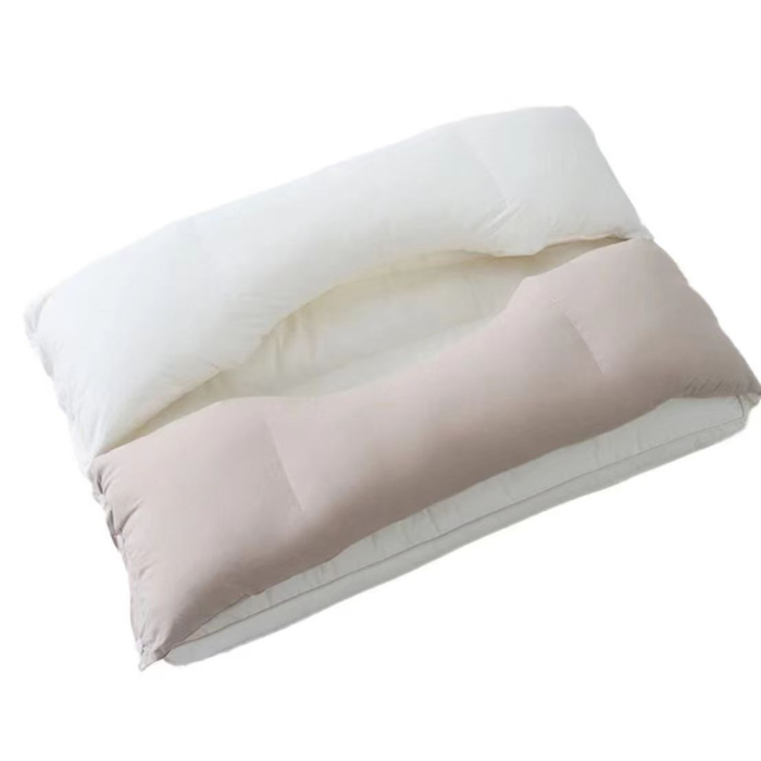 Perna Ortopedica 3 in 1, Flippy, Strat Dublu, Protectie Cervicala, pentru Adulti, 45 x 70 cm, Alb [6]