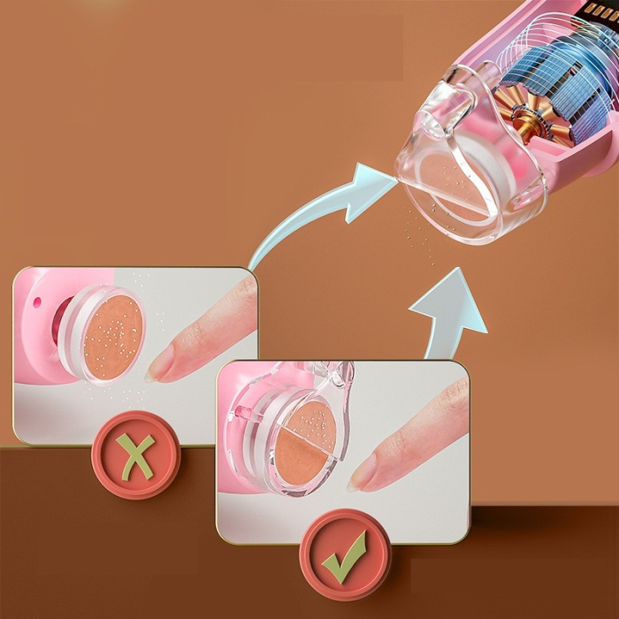 Pila Electrica, Flippy, pentru Copii si Bebelusi, din ABS, 6 Accesorii, cu Lumina LED, 9.5 x 6 x 17 cm, Verde/Roz [3]