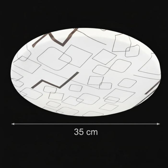 Plafoniera LED 35 cm, 31W, 3000K / 4000K / 6000K, Alb, Metal si Acril [3]
