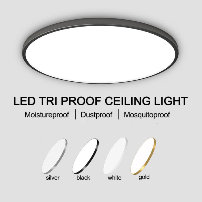 Plafoniera LED SOLIS 27cm 20W Lumina Rece, Negru [5]