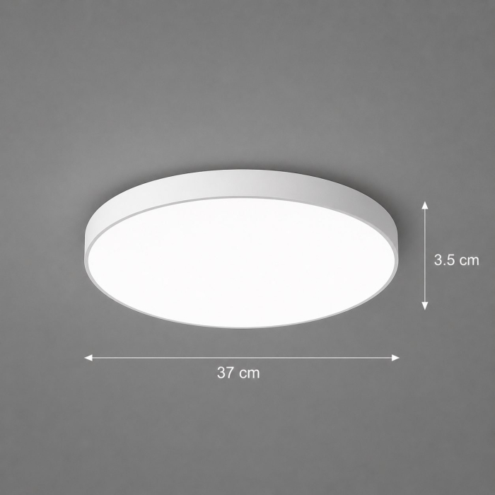 Plafoniera LED SOLIS 37cm 33W Lumina Rece Alb [5]