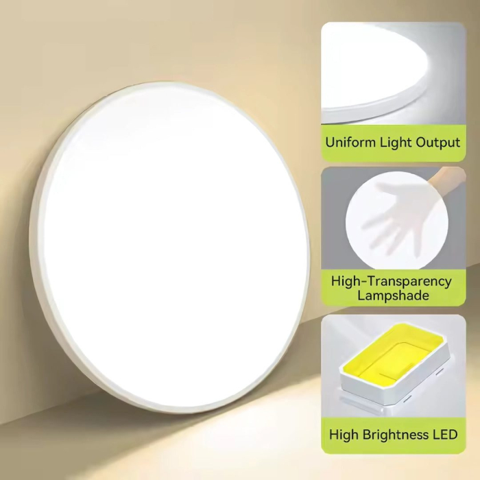 Plafoniera LED SOLIS 37cm 33W Lumina Rece Alb [2]