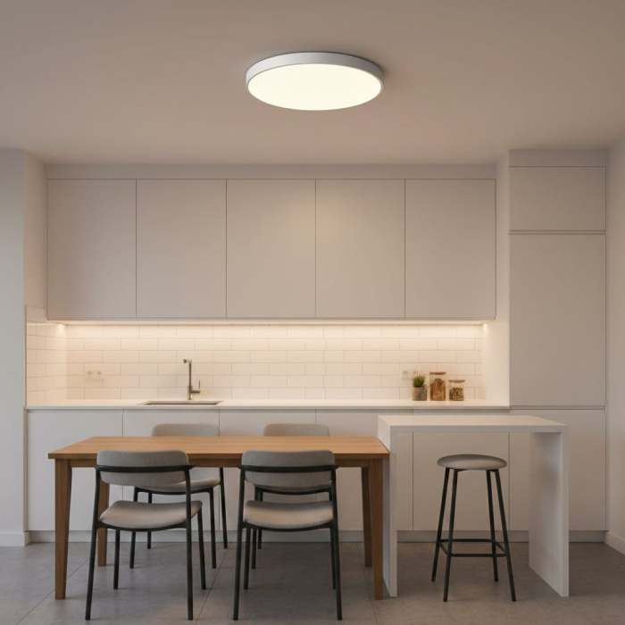 Plafoniera LED SOLIS 37cm 33W Lumina Rece Alb [8]
