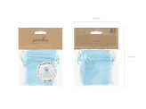 Pungi din organza, albastre, 10 cm [2]