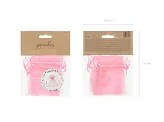 Pungi din organza, roz, 10 cm [2]