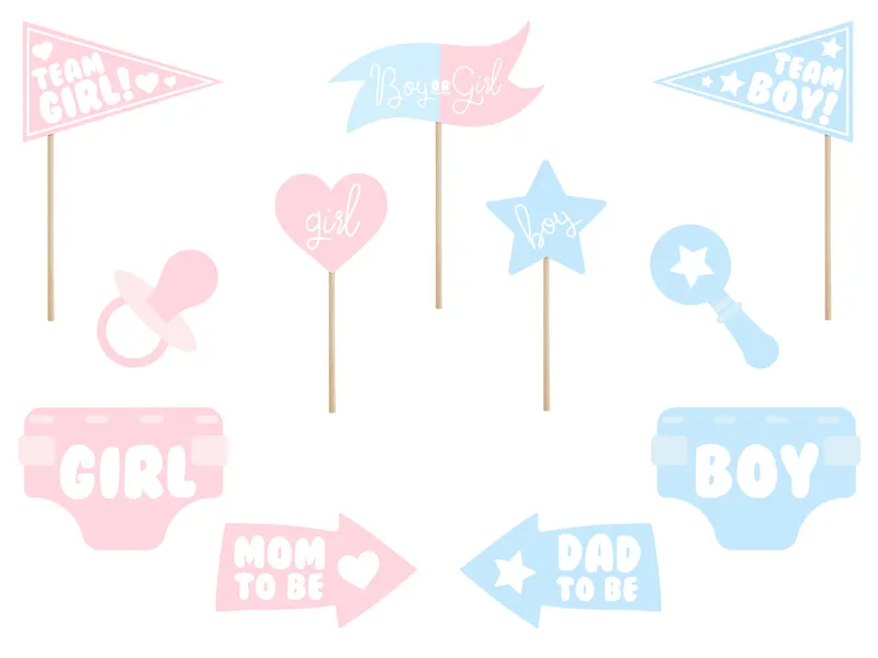 Recuzită foto Mix de petrecere pentru dezvăluirea genului [2]