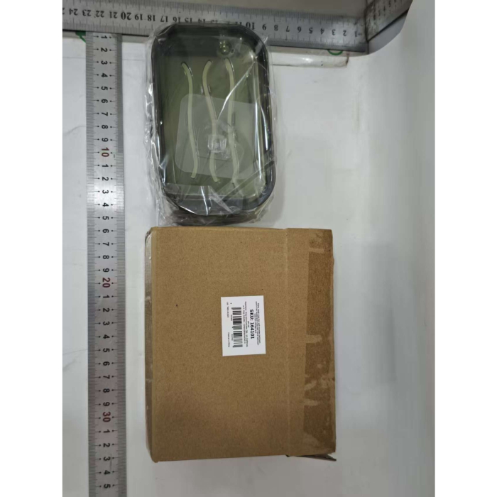 Savoniera Dubla , 2 Straturi, Instalare fara Perforare, Agatatoare Burete, 13.5 x 8.5 x 6 cm, Verde Inchis [6]