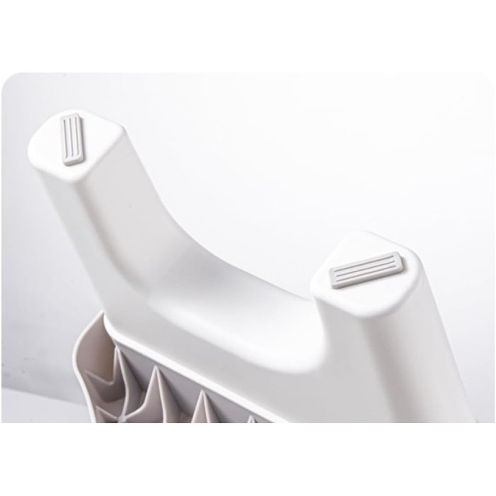 Scaunel WC , Tratament Impotriva Hemoroizilor si Constipatiei, Scaun Inaltator WC Copii, Suport Picioare WC, Taburet Inaltator Pozitia Corecta Ghemuit Pe WC, Plastic Rezistent, 17x22x38 cm, Alb [5]