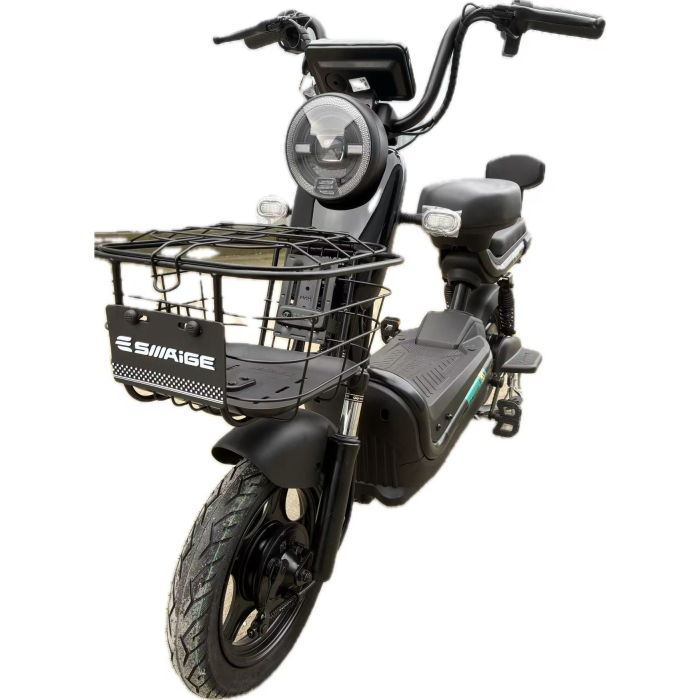 Scuter Electric KG, Saige, Fara Permis, Motor 500W, Baterie 48V20Ah, Autonomie 60km, 153x40x85 cm, Viteza Maxima 25km/h, Negru [2]