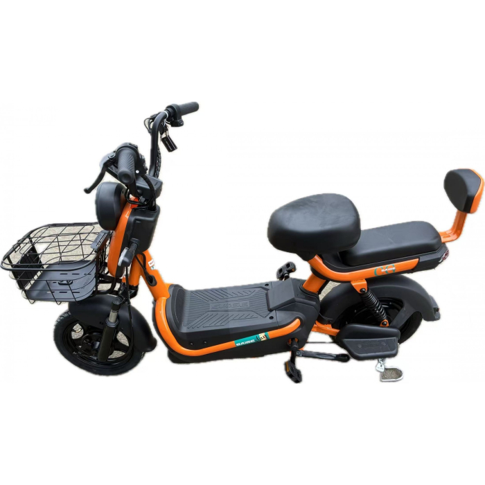 Scuter Electric KG, Saige, Fara Permis, Motor 500W, Baterie 48V20Ah, Autonomie 60km, 153x40x85 cm, Viteza Maxima 25km/h, Portocaliu [2]