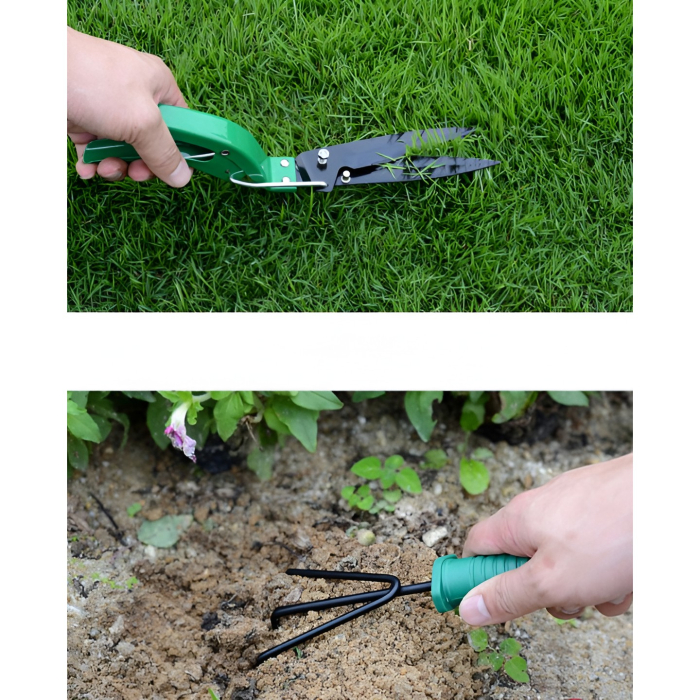 Set 12 Unelte de Gradina, Flippy, pentru Plantare Prelucrare Sol si Ingrijire Plante, Material PVC si Cardboard, Cutie Inclusa, 37x28 cm, Verde [4]